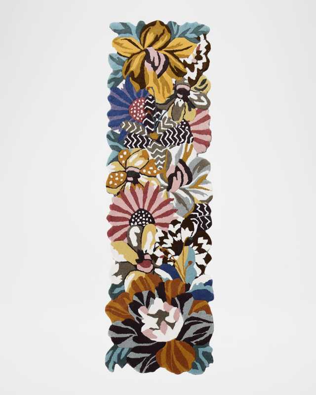 Milano Floral Runner, 3' x 8'
